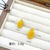 Jindian Mesmo Estilo 24 K Cobre Banhado a Ouro Colar de Durian Novo Estilo Pingente de Luxo Leve Corrente para Clavícula de Durian Presente para Namorada