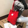 2021 Nuevo Bolso de Mano para Mujer Estilo Coreano Gran Capacidad Creativo de Pana Bolsa de Compras Bolsa de Tela Casual Moda