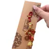 Año del Dragón Antiguo Fa Sha Dorado Afortunado Llavero de Coche Llavero Ping An Dios de la Riqueza Colgante de Bolsa Nuevo Estilo Chino