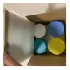 Taza de Vidrio para Avena Nocturna Taza de Desayuno Portátil Frasco de Mason Frasco de Leche con Cuchara y Tapa Juego de Tazas con Escala
