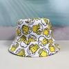 Sombrero de Pescador Reversible Versátil Estampado de Jarra de Cerveza Protección Solar para Viajes al Aire Libre Sombrero para el Sol Sombrero de Sol para Parejas Sombrero de Cubo