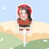 Letrero Grande en Forma de Abanico Lu Yuxiao para Recogida en el Aeropuerto, Merchandising de Apoyo para Conciertos, Mismo Estilo de Tiktok