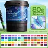 Plumas de Brillo de Cabeza Única, Marcadores de Colores Múltiples para DIY, Bolígrafos de Dibujo Brillantes, Bolígrafos de Dibujo de Punta Suave Transfronterizos, Bolígrafos de Acuarela, Bolígrafos para Diario