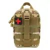 Bolsa Médica Tática Multifuncional Sobrevivência ao Ar Livre 600D Bolsa de Ferramentas Camuflada Molle Bolsa de Armazenamento de Emergência para Sobrevivência