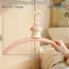 Perchero infantil rosa con forma de pastel, antideslizante y a prueba de viento, especialmente diseñado para ropa de bebé, adecuado para uso doméstico