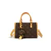 Auténtico nuevo bolso de mano de moda estilo coreano, exquisito, compacto, portátil, bolso de hombro y cruzado versátil de alta gama