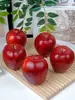 Modelo de Fruta Falsa Simulada Plástico Mango Manzana Pera Piña Limón Plátano Adornos de Brocheta Decoración para Gabinete de Cocina del Hogar Accesorios