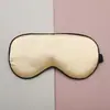 Máscara de Ojos de Seda Artificial Máscara de Ojos para Dormir Bloqueo de Luz Máscara de Ojos para Viaje Avión Máscara de Ojos Ajustable de Seda Artificial