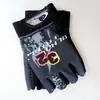 Guantes de Ciclismo con Cabeza de Zorro Transfronterizos de Medio Dedo Transpirables Primavera y Verano Deportes al Aire Libre Pesca Montañismo Carreras Bicicleta de Montaña
