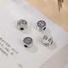 Acessórios de prata S925 acessórios de contas acessórios com contas feitos à mão acessórios de joias diy acessórios de prata auspiciosos felizes pulseira diy