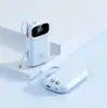 Batería Portátil para Comercio Exterior Transfronterizo con Cargador de Cuatro Cables Integrado, Gran Capacidad de 20000 mAh, Pantalla Digital, Venta al por Mayor