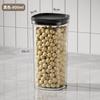 Frasco de plástico sellado para cocina, frasco para granos frescos, productos secos, almacenamiento de té, frasco para almacenar bocadillos para el hogar