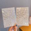 Adesivos de Maquiagem Facial Super Fada Infantil Concha Pérola Strass Borboleta Menina Bebê Maquiagem para Apresentação Adesivos Faciais de Diamante Adesivos para Canto dos Olhos