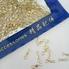 Anel feminino dourado 8 em forma de anel conector giratório americano oito em forma de anel equipamentos de pesca suprimentos atacado