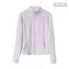 Chamarra sudadera con cuello alto para mujer, nueva chaqueta cálida de forro polar ajustada para otoño e invierno, adecuada para usar como capa interior o exterior, versión engrosada