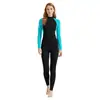 Traje de Buceo Transfronterizo 3mm de Manga Larga Engrosado Cálido de una Pieza para Mujer Natación Snorkel Surf Traje Húmedo Traje de Medusa
