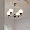 Lustre americano de madeira maciça em formato de feijão mágico, luminária principal francesa retrô para sala de estar, luminária antiga vintage estilo Nanyang para quarto.