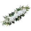 Novo estilo flor de boas-vindas flor artificial fileira de flores de rosa flor de encosto de cadeira de casamento flor de mesa de jantar flor de frente para o espelho decoração de porta