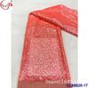 Tecido com Lantejoulas Bordadas Gradiente de Cor Mágica Laser Sereia Tecido Brilhante Vento Fashion Tecido de Lantejoulas