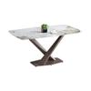 Mesa de comedor y silla Rock Board 2025, moderna, sencilla, ligera, de lujo, de alta calidad, para sala de estar, hogar, apartamento pequeño, mesa de comedor rectangular.