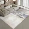 Estoque Transfronteiriço Tapete de Luxo Leve Sala de Estar Minimalista Tapete de Mesa de Centro Quarto Tapete Completo ao Lado da Cama Tapete de Estilo Simples