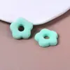 Otoño e Invierno Felpa Cortada Colorida Parche de Flores Pasador Accesorios para el Cabello Estuche para Teléfono Móvil de Mujer Accesorios para Joyería DIY Material al por Mayor