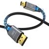 Cabo Adaptador 8K Mini DisplayPort para DisplayPort 240Hz Nível de Competição Elétrica Superfície de Conexão Display de Notebook Linha HD
