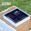 Caja de Empaque para Sushi Fruta de Corte Cuadrado Único/Cuatro Piezas Bolsa para Llevar Picnic Postre Fruta Caja de Empaque para Pastel de Cuatro Piezas