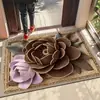 Alfombrilla de suelo de barro de diatomeas estilo felpa 3D para baño, absorbente, felpudo para puerta de baño, antideslizante, resistente al desgaste