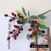Bayas Navideñas Simuladas, Ramas de Olivo, Frutos de Olivo, Adornos de Decoración para el Hogar Nórdico, Accesorios para Fotografía, Bayas Artificiales