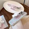 Soporte magnético de estrella de lunares color caramelo adecuado para funda de teléfono Apple 17pm, iPhone 18 estilo coreano 15 funda suave 16