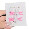 Gafas de Colores Conejo Miffy Pinza Cruzada Pasador para el Cabello Infantil Versátil Flequillo Ins Pinza de Pico de Pato Accesorio para el Cabello Nuevo Venta al por Mayor