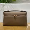 Bolsa para Lonchera Italiana L19 Más Vendida de Amazon, Cruzada de un Solo Hombro, Bolso de Mano de Moda, Bolso Nuevo de Piel de Vaca con Patrón de Lichi