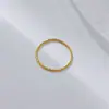 Anillo de Banda Llana Chapado en Oro Cobre Arena Dorada de Vietnam Índice Lleno de Estrellas Anillo Cerrado Femenino de Temperamento de Gama Alta de Nicho Venta al por Mayor