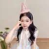 Noiva Doce Nova Renda Feliz Aniversário Malha Estilo Ins Laço Presilha Adorno de Cabeça Mechas Grampo de Cabelo Acessórios de Cabelo