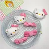 Nuevo Pinche de Pelo de Gato de Peluche de Otoño con Lazo Rosa Dulce para Niña Pinza Lateral Accesorios para el Cabello
