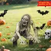 Halloween Nuevo Espantapájaros Horror Puertas y Ventanas del Patio Decoraciones de Exteriores con Plantas en Macetas en el Suelo Artículos de Decoración