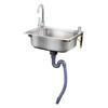 Fregadero Individual de Acero Inoxidable Montado en la Pared Tamaño XYT para Cocina, Lavabo para Lavar Verduras, Fregadero Doméstico para Lavar Platos, Lavabo con Cinturón