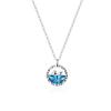 Collar de Ballena Yunyao para Mujer - Estilo Fresco de Verano, Cadena para Clavícula de Mejor Amiga, Moda Coreana Colgante de Ballena Azul Pequeña del Océano
