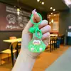 Chaveiro Mini Bolinho de Arroz Tendência do Tiktok Areia Fluida de Óleo Acessório DIY Pingente de Chaveiro Ornamento da Moda