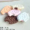 Comida y juego, mordedura de chocolate, paleta, accesorios de resina, crema, pegamento, adornos de bricolaje, carcasa de teléfono móvil, accesorios para el cabello, material colgante