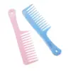 Peine y Peine para Champú de Dientes Gruesos para Barbería Personalizado Mango Suave Peine para el Cabello para Cabello Rizado Peine Plano de Dientes Anchos para Uso en Casa
