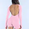 Mono de yoga dfyne hermoso para realzar espalda y glúteos, secado rápido, ropa de yoga sexy de cintura alta, mono deportivo transpirable ajustado