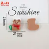 Serie Navideña de Dibujos Animados Transfronteriza Hecho a Mano DIY Pegamento de Crema Accesorios de Resina Accesorios para el Cabello Ligas para el Cabello Colgantes Imanes para Refrigerador