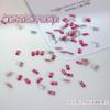 Diamante de Arte de Uñas de Circonita Roja de Fondo Plano Circonita Mini Roja Rosa Mezclada Fondo Plano Rojo Ciruela Marquesa Gota de Agua Joyería para Arte de Uñas