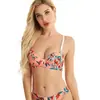 Conjunto de Sutiã e Calcinha Moda Sexy Transfronteiriço Roupa Íntima Respirável Anti-queda Feminina
