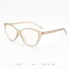 Óculos de Grau Color-Changing de Venda Quente de Verão Transfronteiriços, Proteção Ocular Fotocromática Estilo Gatinho, Armação Slim com Visual Natural