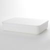 Caja de Almacenamiento Escritorio Japonés Desorden Maquillaje Cesta de Plástico con Tapa Cajón de Cocina Interior Baño Organización del Hogar Caja de Almacenamiento