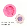 Molde de Girasol Transfronterizo DIY Vela Aromaterapia Piedra Difusora de Yeso Herramienta para Hacer Jabón Molde de Silicona