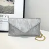 Bolso de Cadena Estilo Coreano Tipo Sobre 2026 Nuevo Alto Valor Simple Chic Versátil Textura Bolso de Hombro Único Cruzado